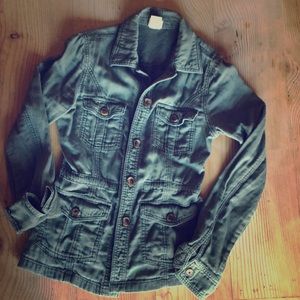 Green Mossimo 4 Pocket army green jacket